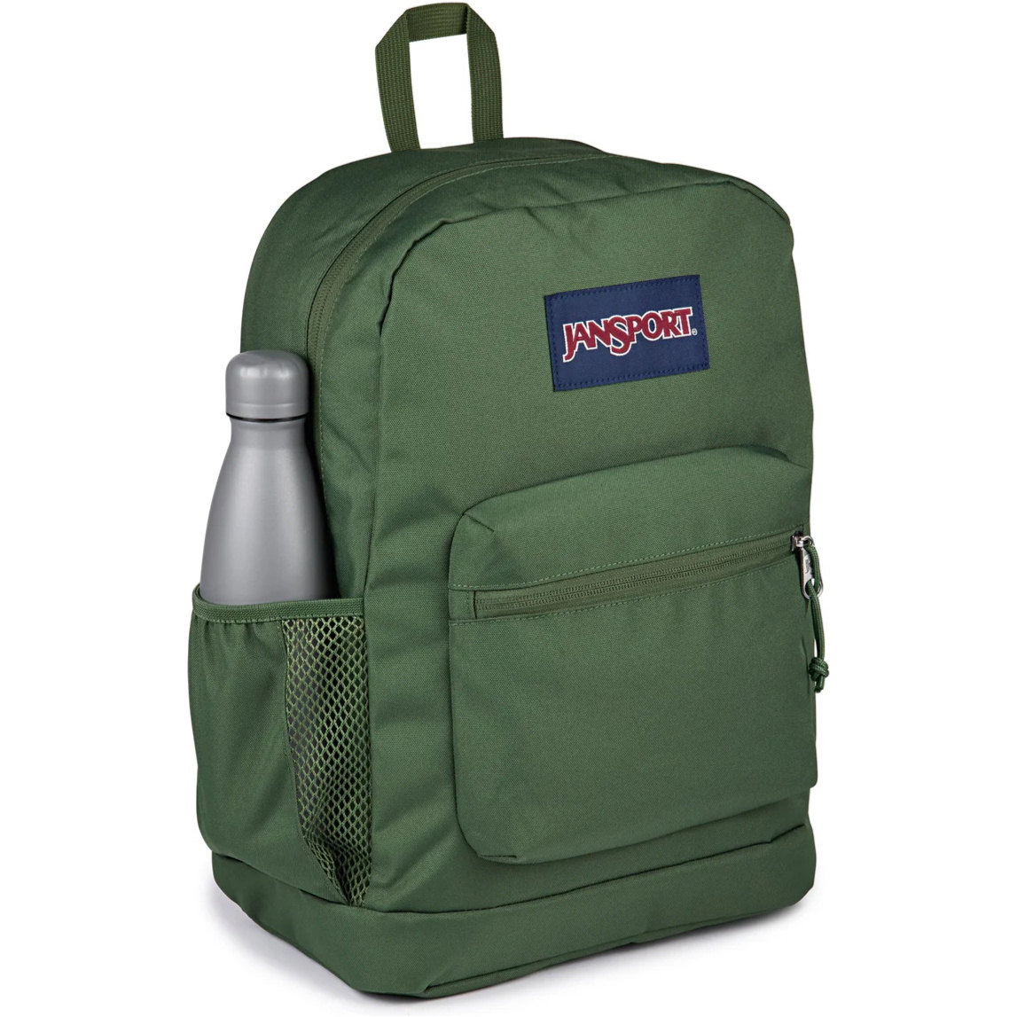 2026 Jansport Cross Town Plus Backpack EK0A5BLB2T31 - Cargo Green